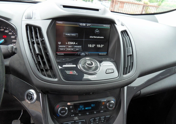 Ford Kuga cena 74907 przebieg: 120000, rok produkcji 2016 z Warta małe 254